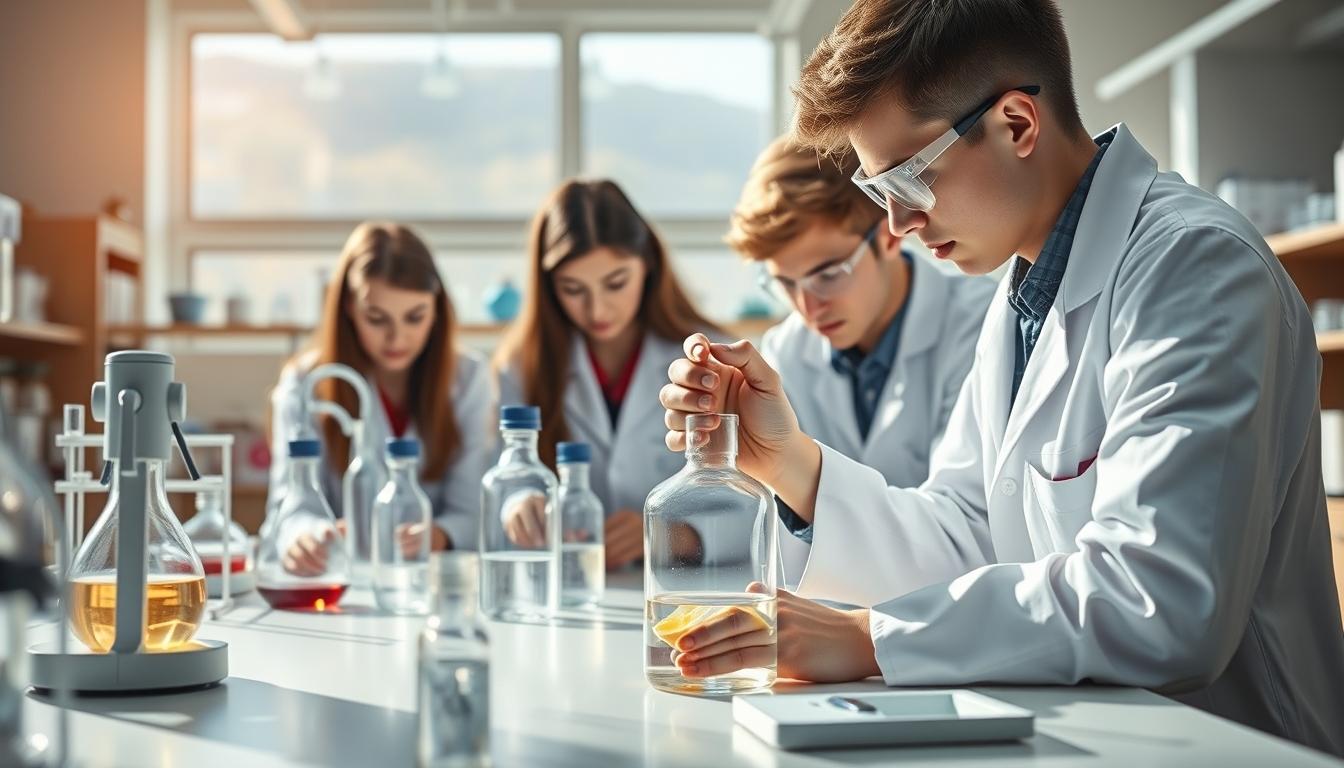 Student preparing for exams with study materials